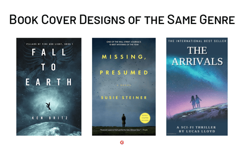 book cover design similarities
